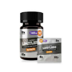 Limitless Platinum 7-Hydroxymitragynine Mango Tablets 100mg